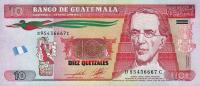 p123c from Guatemala: 10 Quetzales from 2012