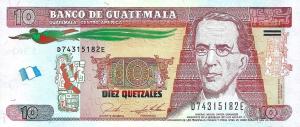Gallery image for Guatemala p123f: 10 Quetzales