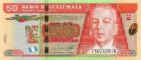p125b from Guatemala: 50 Quetzales from 2013