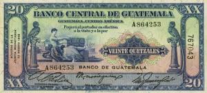 Gallery image for Guatemala p22: 20 Quetzales