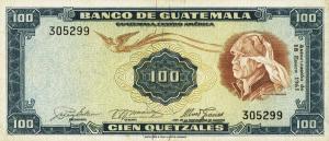 Gallery image for Guatemala p50b: 100 Quetzales