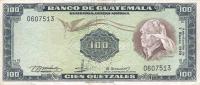 p57e from Guatemala: 100 Quetzales from 1970