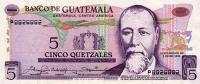 Gallery image for Guatemala p60c: 5 Quetzales from 1978