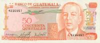 Gallery image for Guatemala p63b: 50 Quetzales from 1981