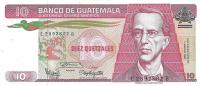 p68a from Guatemala: 10 Quetzales from 1983