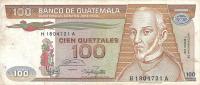 Gallery image for Guatemala p71a: 100 Quetzales from 1983