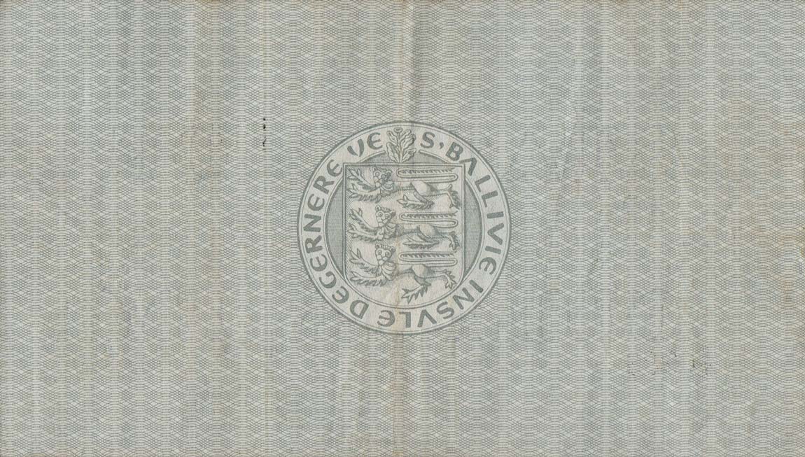 Back of Guernsey p44b: 5 Pounds from 1965