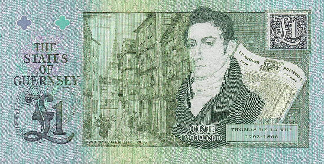 Back of Guernsey p62: 1 Pound from 2013