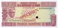 Gallery image for Guinea p29s: 50 Francs