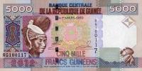 p41b from Guinea: 5000 Francs from 2012