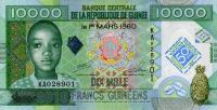 p45 from Guinea: 10000 Francs from 2010