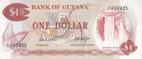 p21d from Guyana: 1 Dollar from 1966