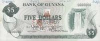 Gallery image for Guyana p22s: 5 Dollars