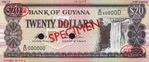 p30s from Guyana: 20 Dollars from 1996 p30s from Guyana: 20 Dollars from 1996