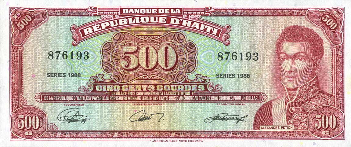 500 баксов. American Bank Note Company.