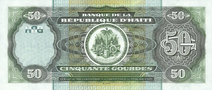 Back of Haiti p267a: 50 Gourdes from 2000