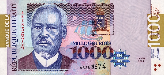 Front of Haiti p278a: 1000 Gourdes from 2000