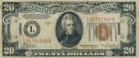 p41a from Hawaii: 20 Dollars from 1934