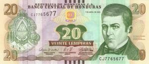 Gallery image for Honduras p100d: 20 Lempiras