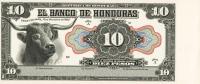 p25p from Honduras: 10 Pesos from 1913