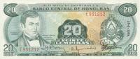 p60a from Honduras: 20 Lempiras from 1973