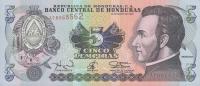 p63d from Honduras: 5 Lempiras from 1994