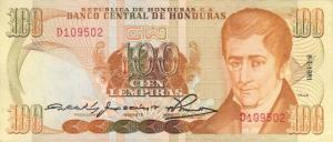 Gallery image for Honduras p69a: 100 Lempiras