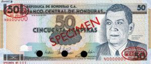 Gallery image for Honduras p74s: 50 Lempiras