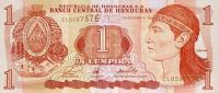 p79b from Honduras: 1 Lempira from 1998