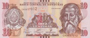 Gallery image for Honduras p99d: 10 Lempiras