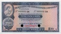 p182ct from Hong Kong: 10 Dollars from 1959