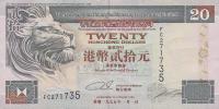 Gallery image for Hong Kong p201b: 20 Dollars