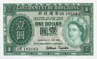 Gallery image for Hong Kong p324Ab: 1 Dollar