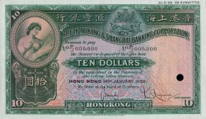 p179As from Hong Kong: 10 Dollars from 1949