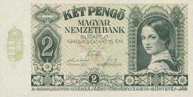 Front of Hungary p108: 2 Pengo from 1940