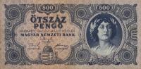 p117x from Hungary: 500 Pengo from 1945