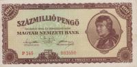 Gallery image for Hungary p124: 100000000 Pengo from 1946
