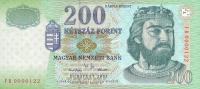 Gallery image for Hungary p178a: 200 Forint from 1998