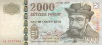 p181a from Hungary: 2000 Forint from 1998