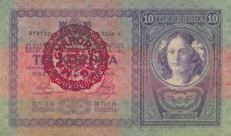 Front of Hungary p18: 10 Korona from 1920