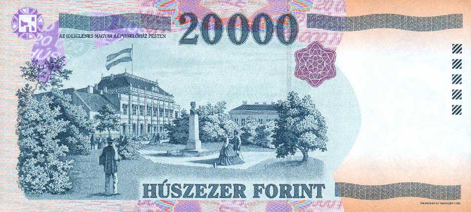 Back of Hungary p193b: 20000 Forint from 2005