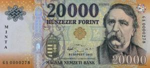 p207s from Hungary: 20000 Forint from 2015