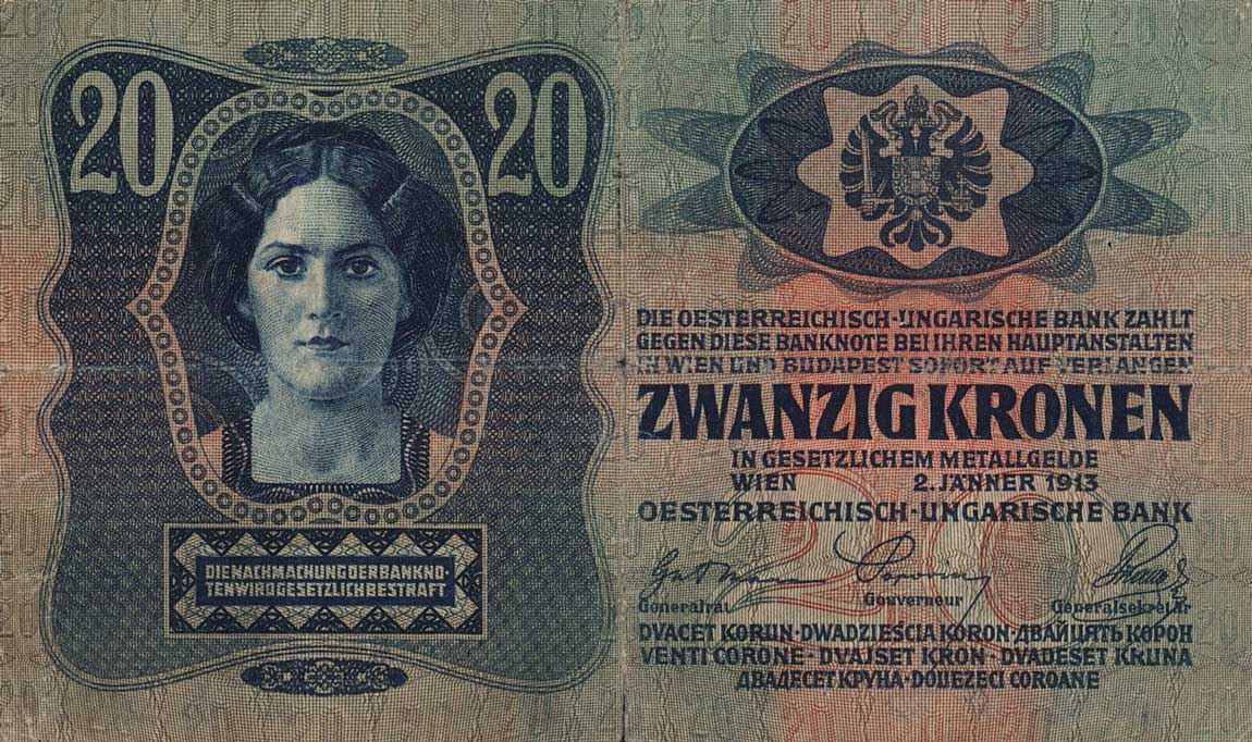 Back of Hungary p20: 20 Korona from 1920