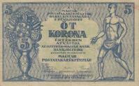 p34 from Hungary: 5 Korona from 1919