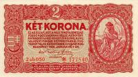 p58a from Hungary: 2 Korona from 1920