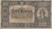 p75b from Hungary: 1000 Korona from 1923