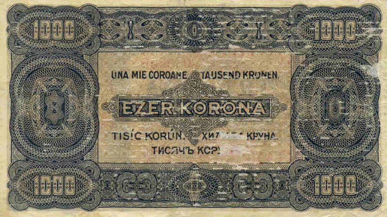 Back of Hungary p81b: 8 Filler from 1925