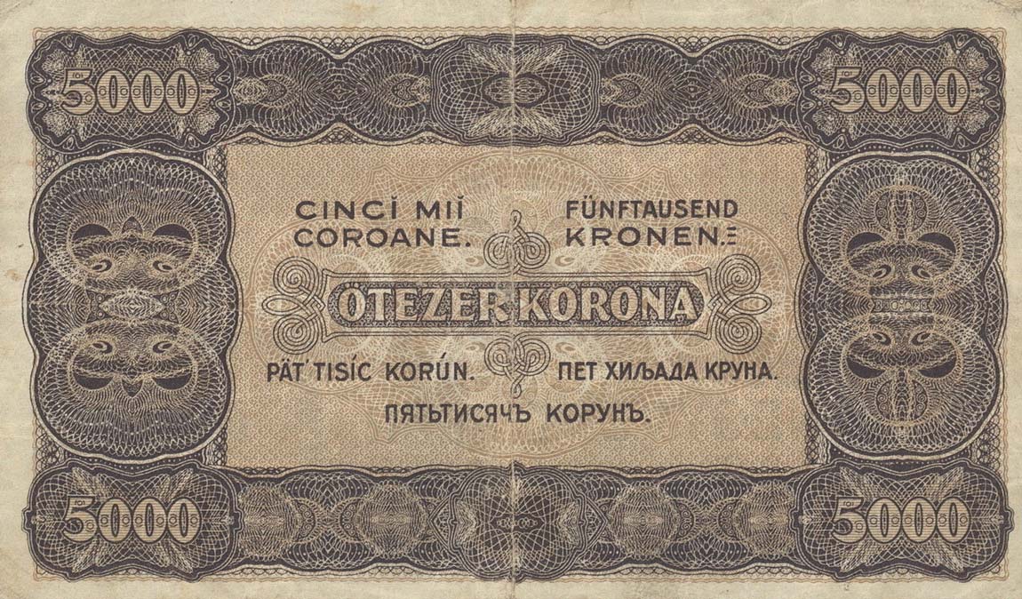 Back of Hungary p82b: 40 Filler from 1925