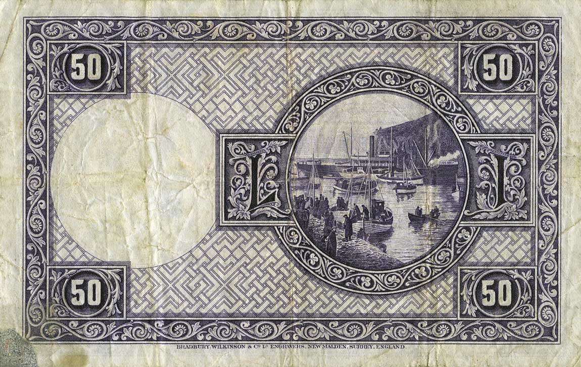 Back of Iceland p29b: 50 Kronur from 1928