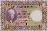 Gallery image for Iceland p36s: 500 Kronur